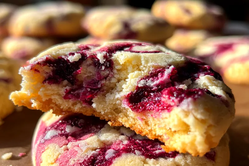 A beautifully layered Decadent Berry Swirl Delight ready to be served.