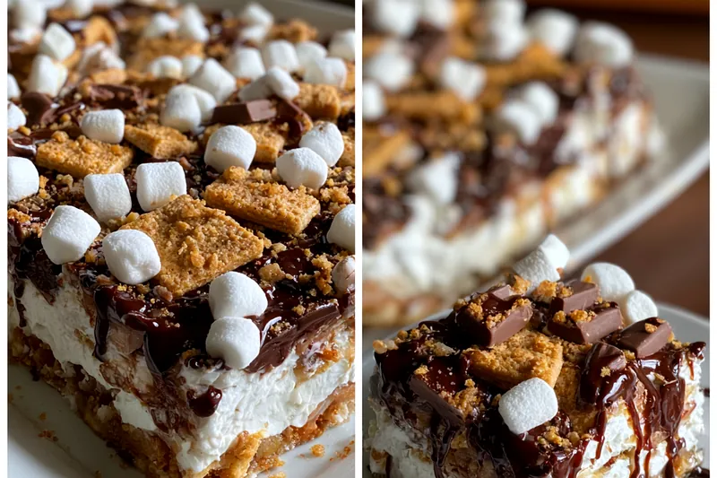 Cooking process for Decadent Chocolate Dessert Layers