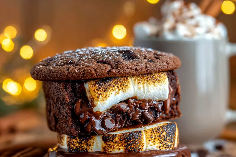 Cooking process for Decadent Chocolate Marshmallow Treat