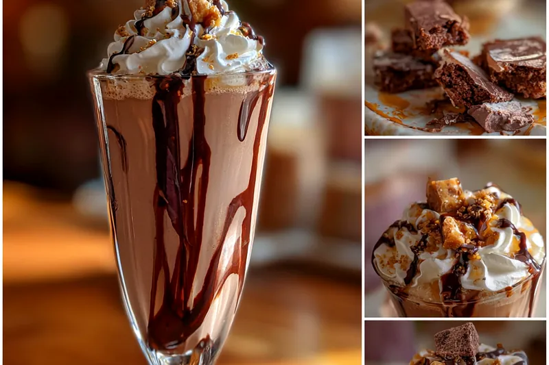 Cooking process for Decadent Chocolate Milkshake