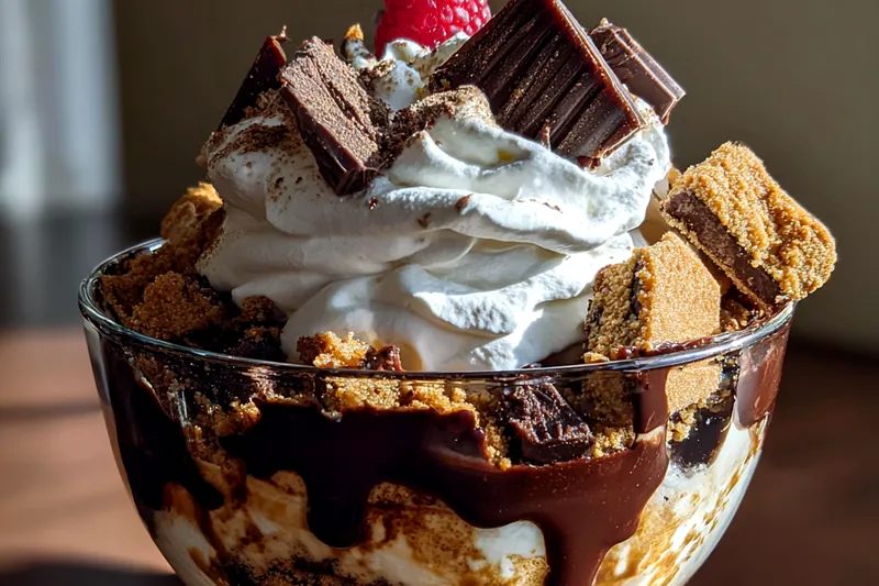 Cooking process for Decadent Chocolate Parfait