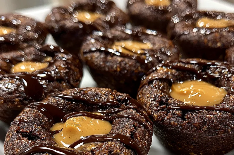 Cooking process for Decadent Chocolate Peanut Bites