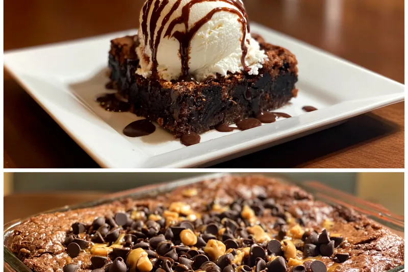 Fresh ingredients for Decadent Chocolate Peanut Butter Dessert