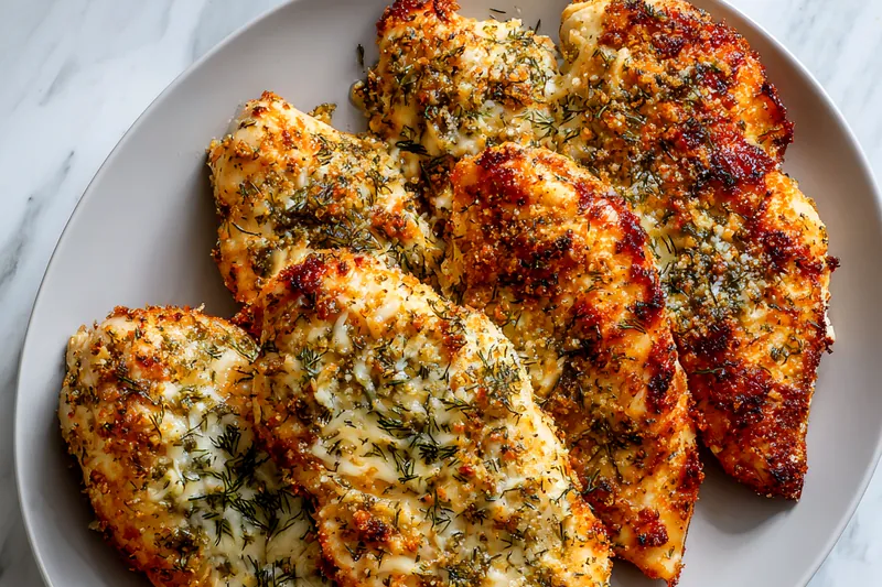 Fresh ingredients for Dill Pickle Parmesan Chicken recipe