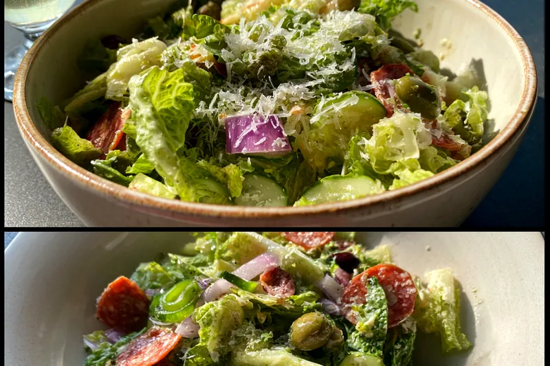 Cooking process for Famous Chopped Salad Delight