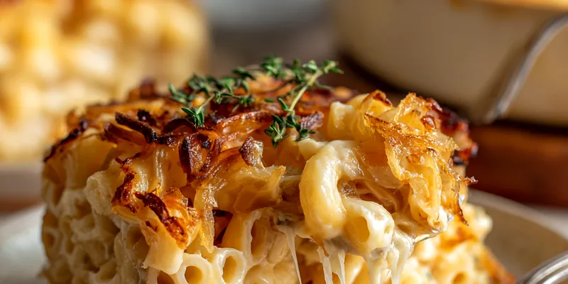French Onion Mac &amp; Cheese