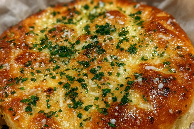 Fresh ingredients for Garlic Herb Parmesan Bread