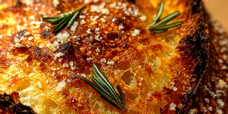 Garlic Parmesan Rosemary Artisan Bread