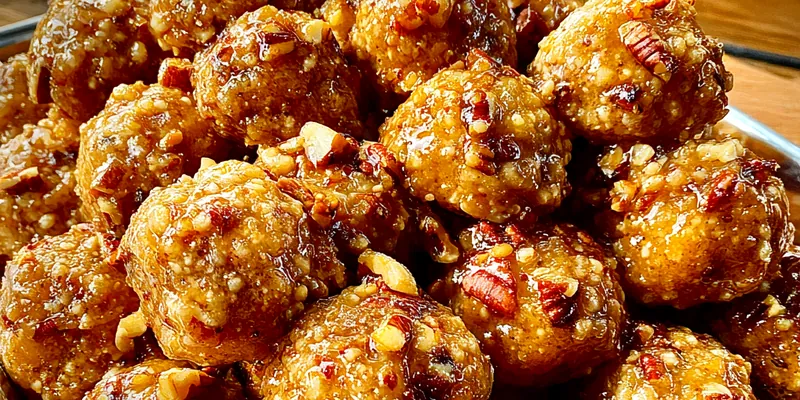 Glazed Pecan Crunch Bites