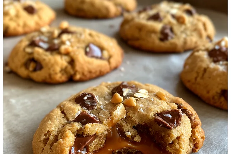 Cooking process for Gooey Chocolate Chip Cookies