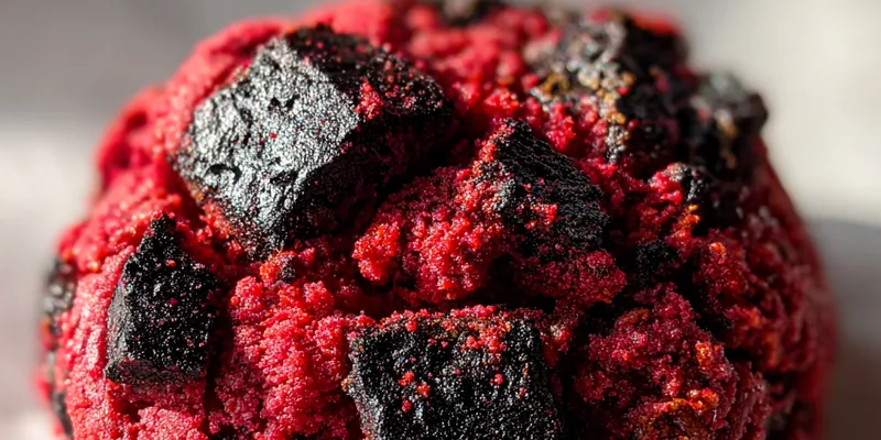 Delicious Gooey Red Velvet Cookies served on a plate