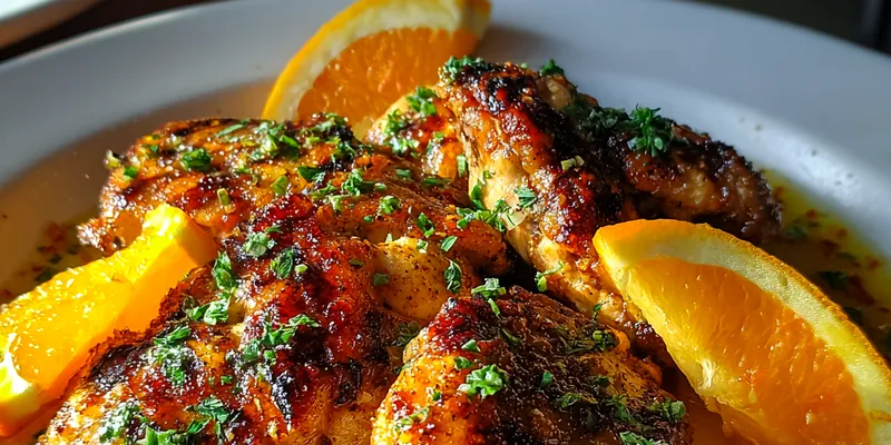 Delicious Grilled Citrus Chicken Delight served on a plate