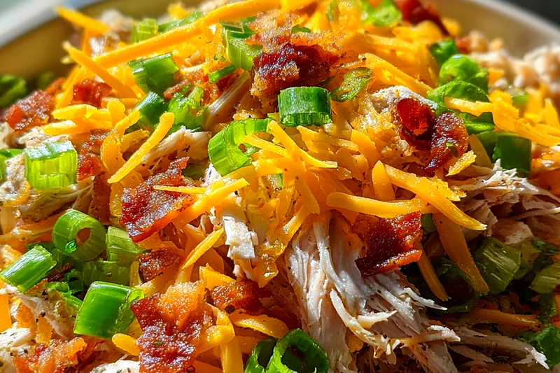 Cooking process for Hearty Chicken Bacon Salad