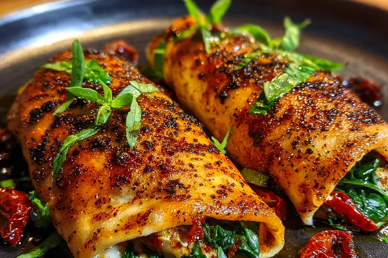 Fresh ingredients for Herbed Chicken Roll-Ups