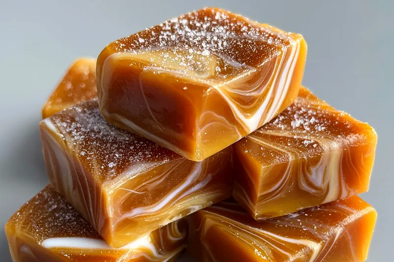 Cooking process for Homemade Creamy Caramel Candy