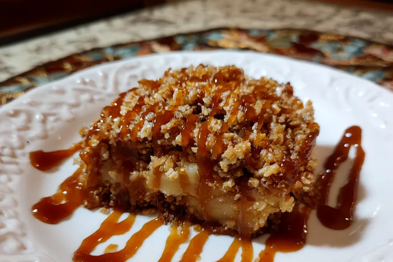 Close-up of fresh ingredients for apple crisp