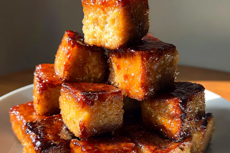 Cooking process for Honey Glazed Cornbread Bites
