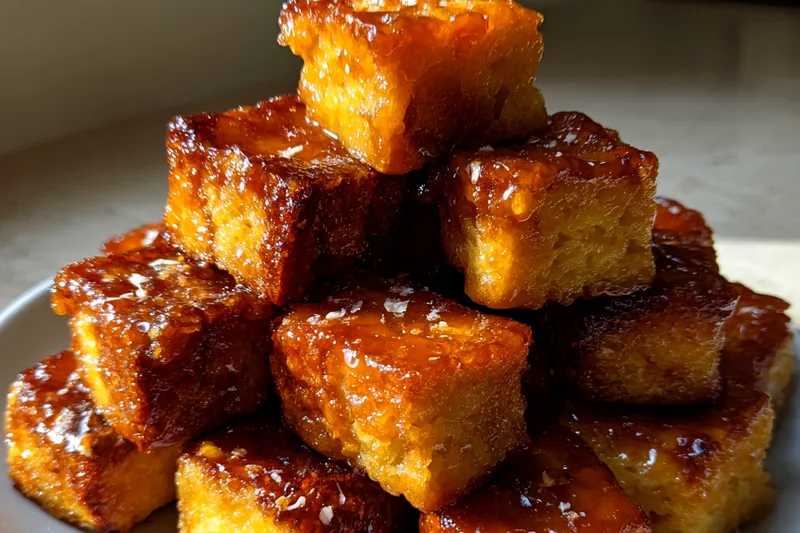 Fresh ingredients for Honey Glazed Cornbread Bites