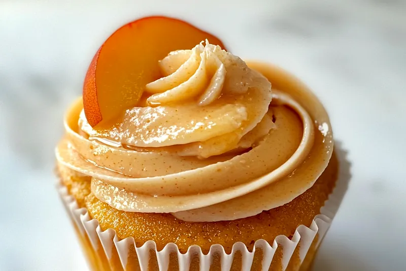 A colorful display of ingredients for Honey Peach Cream Cheese Treats, including cream cheese, fresh peaches, and honey.