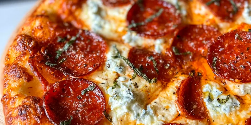 Hot Honey Pepperoni Ricotta Pizza