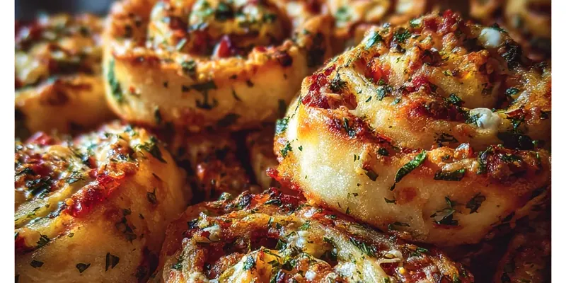 Italian Pinwheels with Salami, Mozzarella, and Fresh Basil