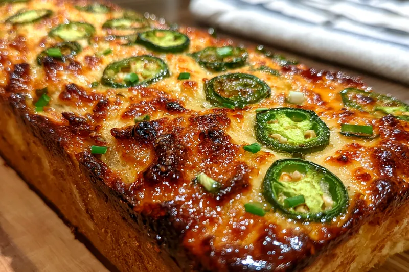 Cooking process for Jalapeño Cheddar Bread Delight
