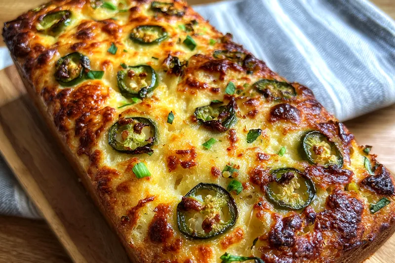 Fresh ingredients for Jalapeño Cheddar Bread Delight