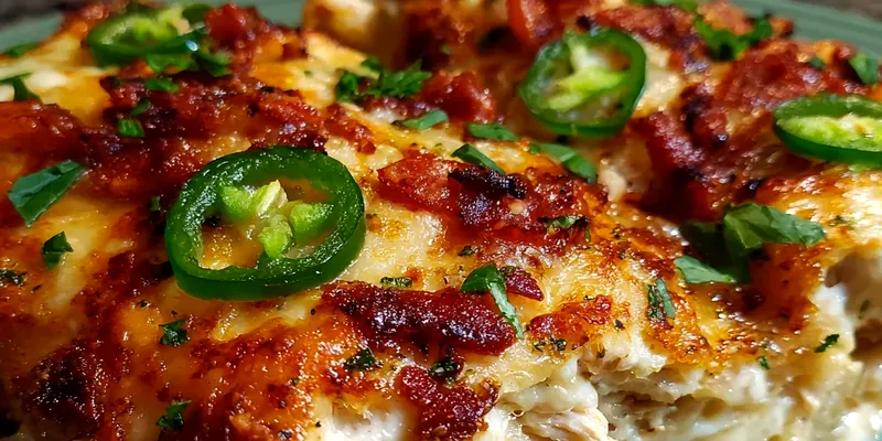 Jalapeño Popper Cheesy Chicken Enchiladas: Creamy, Spicy, and Irresistibly Flavorful