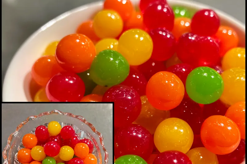 Cooking process for Jolly Candied Fruit Treats