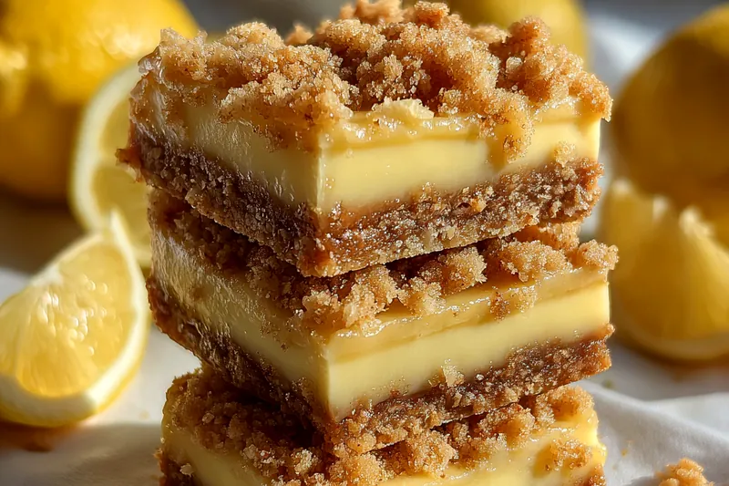 Fresh ingredients for Lemon Crumb Shortbread Bars