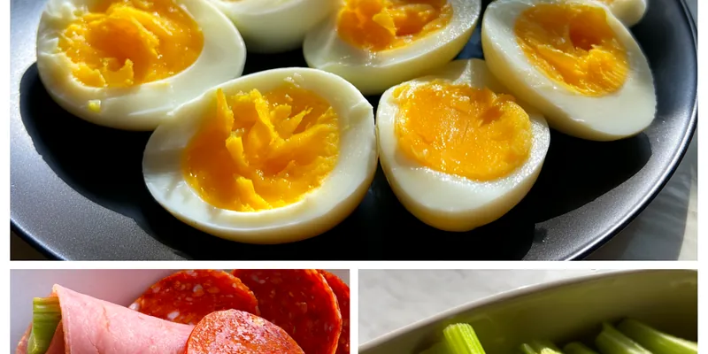 Delicious Low Carb Snack Ideas served on a plate