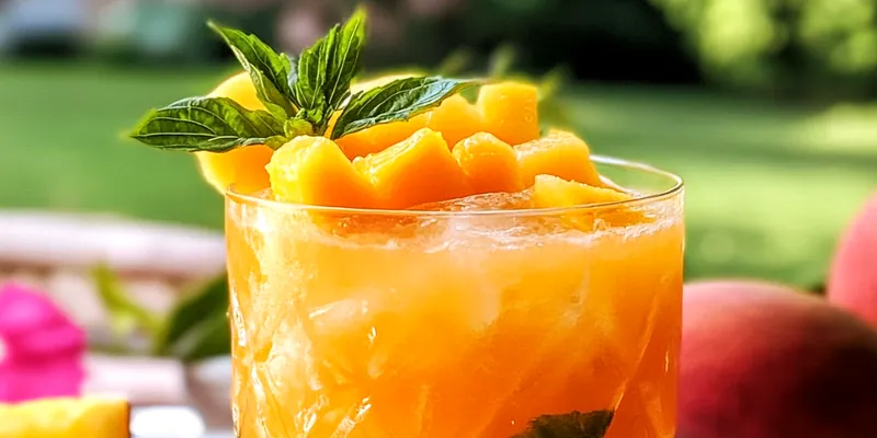Mango Rum Swizzle
