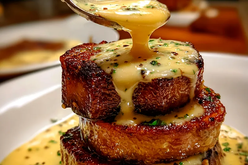 Cooking process for Maple Bacon Pork Chops