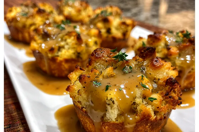 Fresh ingredients for muffin tin turkey cups