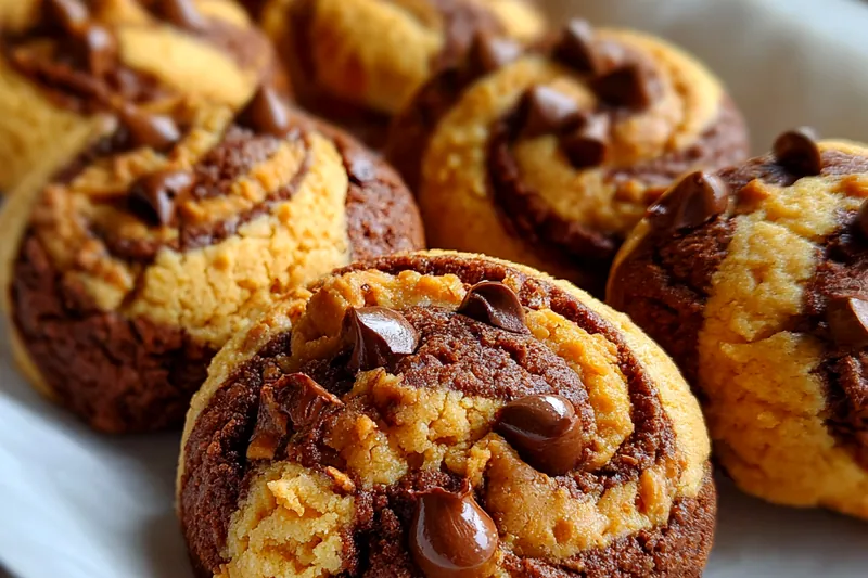 Cooking process for Peanut Butter Chocolate Cookies