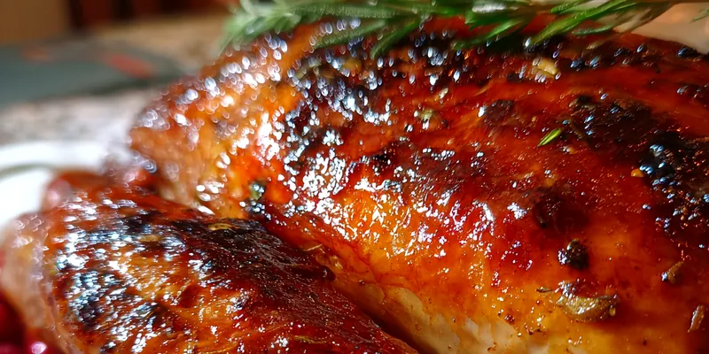 Perfect Cranberry Orange Glazed Turkey