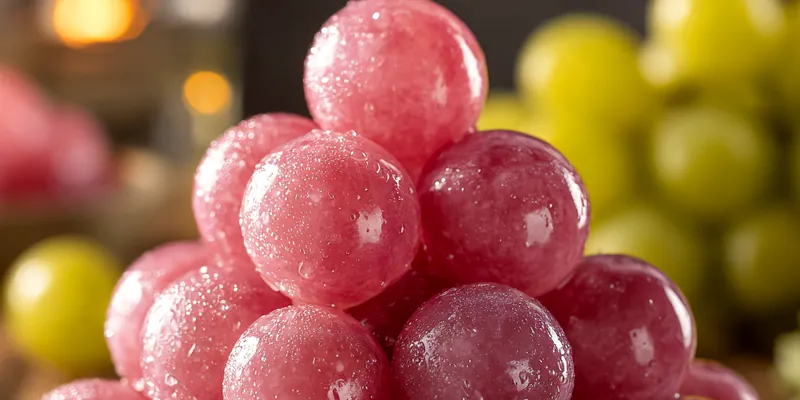 Pink Sugary Grapes Delight