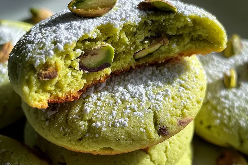 Cooking process for Pistachio Sugar Cookies Delight
