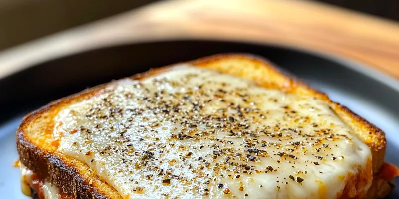 Cheesy Pizza Sandwich Delight