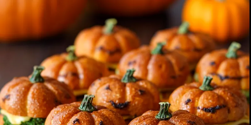 Pumpkin-Shaped Sliders