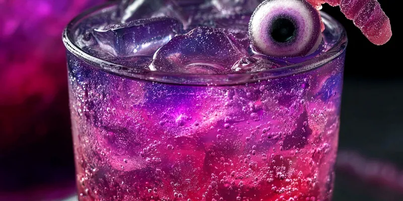 Purple People Eater Mocktail