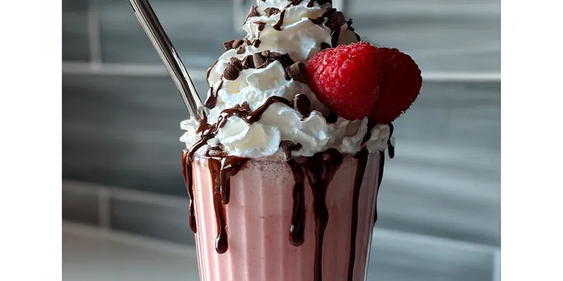 Delicious Raspberry Chocolate Chip Delight served on a plate