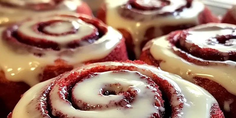 Red Velvet Cinnamon Rolls