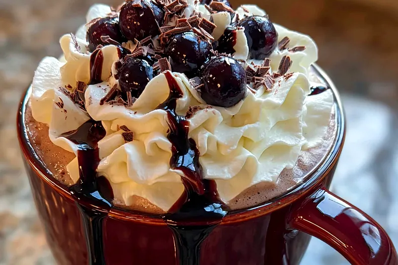 Fresh ingredients for Rich Chocolate Blackberry Delight