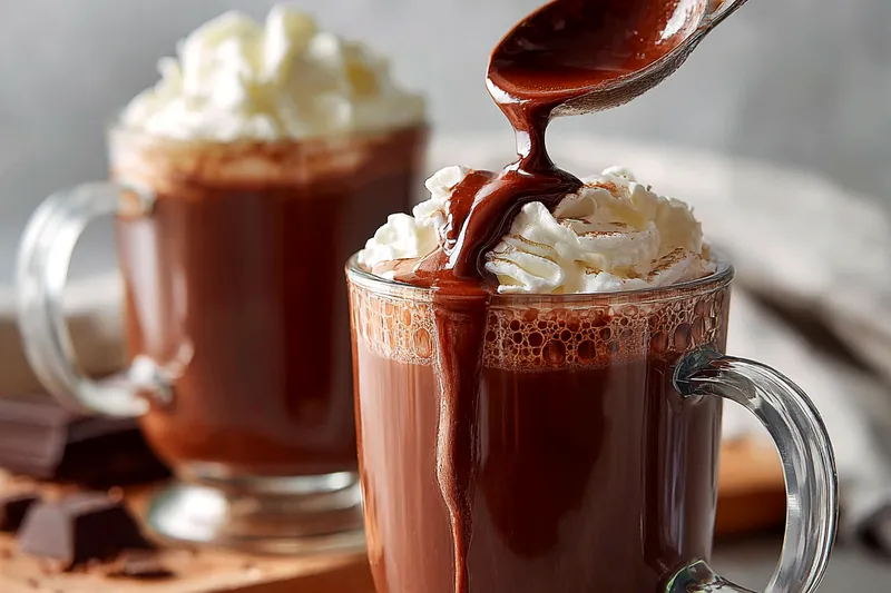 Fresh ingredients for Rich Creamy Hot Chocolate