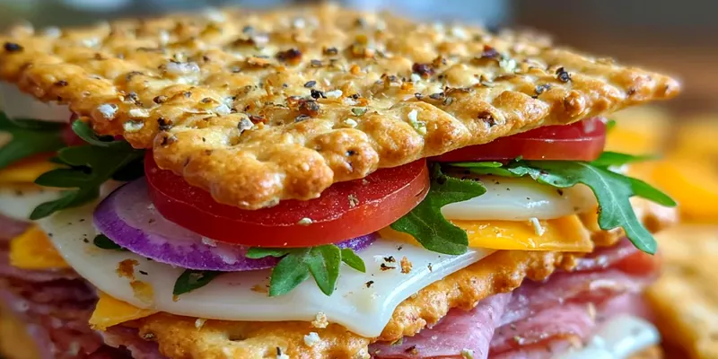 Ritz Cracker Party Sandwiches - Elegant Appetizer Bites