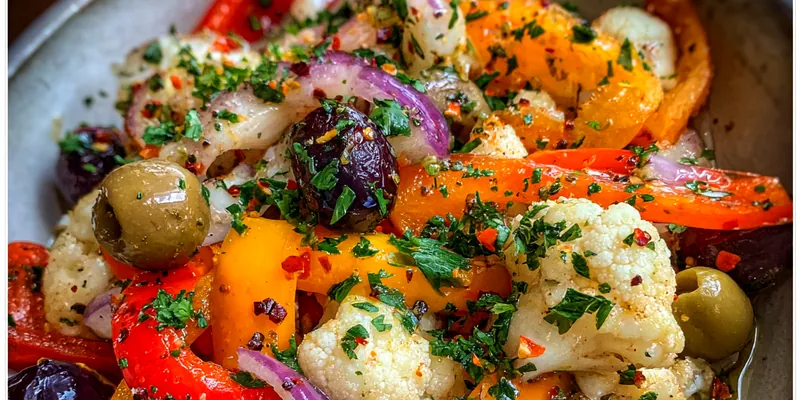 Delicious Roasted Vegetable Medley served on a plate