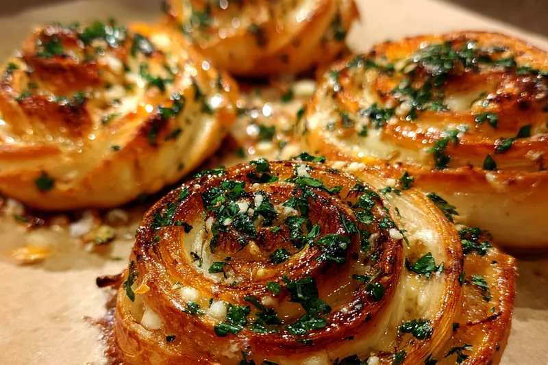 Fresh ingredients for Savory Herb Cheese Swirls