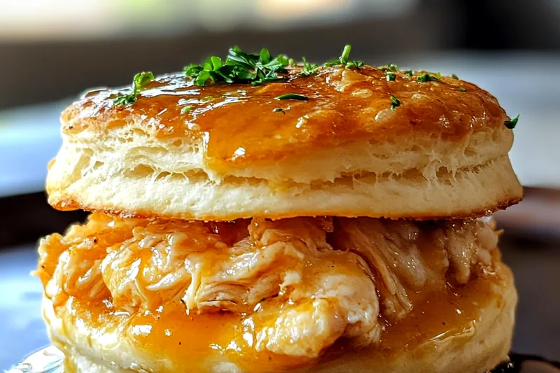 Fresh ingredients including chicken, flour, and honey laid out for Savory Honey Butter Chicken Biscuits.