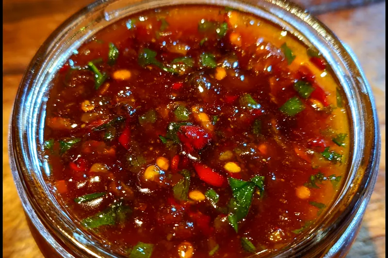 Cooking process for Smoky Herb Sauce Delight